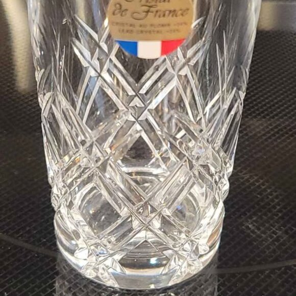 Vintage Cristal De France Bar Or Juice Glasses Set Of Five - Picture 2 of 7